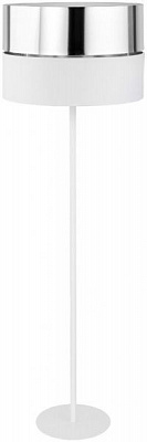 Торшер TK Lighting Hilton E27 60 Вт 5470 белый/серебро 