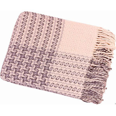 Плед шерстяной Vladi Capuccino 140x200 см