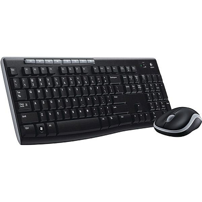 Комплект клавиатура и мышь Logitech Wireless Combo MK270 RUS, EER 