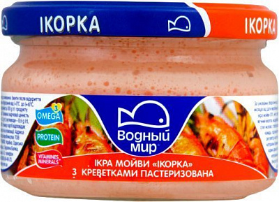 ПастаТМ Водный мир из икры мойвы с креветками 160 г (4820088412313)