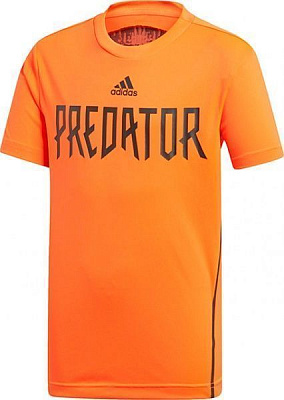 Футболка Adidas YB P JERSEY DV1330 128 оранжевый