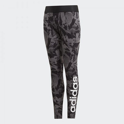 Лосины Adidas YG E AOP TIGHT DW9715 116 серый
