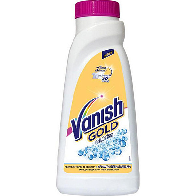 Відбілювач Vanish Oxi Action Gold Кришталева білизна 450 мл