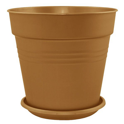 Горщик Глорія з підставкою 14.5x14 см