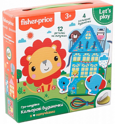 Игра настольная Fisher Price Цветные домики VT5303-26