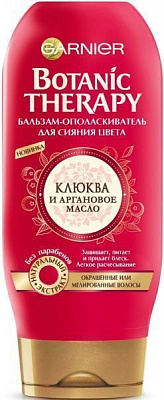 Бальзам для волос Garnier Botanic Therapy Клюква и Аргановое масло для окрашенных или мелированных волос 200 мл