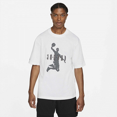 Футболка Jordan M J SPRT DNA 85 SS GFX CREW DA9912-100 р.2XL белый