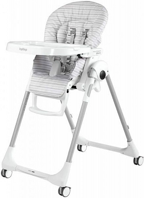 Стульчик для кормления Peg-Perego Prima Pappa Follow Me Linear Grey