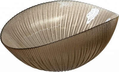 Фруктовниця Arco Prismatico 43х32 см димчастий блискучий Antonio Tammaro