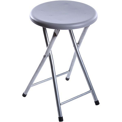 Табурет розкладний Zhangzhou Fast сірий 450х300х300 мм