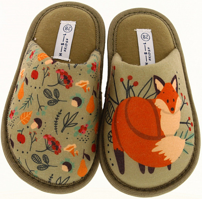 Тапки домашние Kondor Осень р.31 коричневый DD_FOX_01