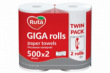Бумажные полотенца Ruta Giga Rolls двухслойная 2 шт.