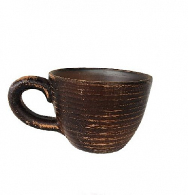 Чашка для кави гладка 100 мл Український гончарний посуд
