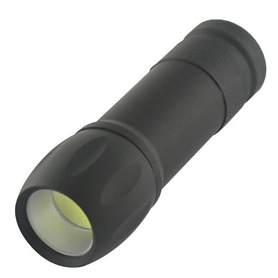 Фонарик Quantum QM-FL1046 Smile black 3W COB черный