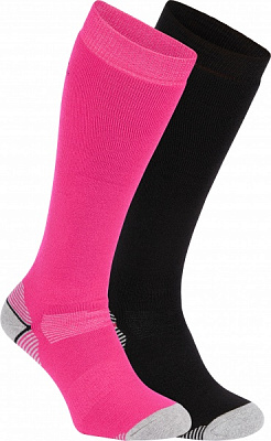 Шкарпетки McKinley Rob ux 2-pack McK 205930-913401 р.42-44 чорно-рожевий