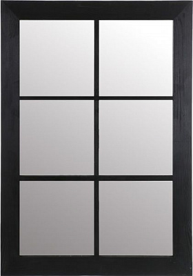 Зеркало Woodville Чикаго 70х100 см черное SS003188 