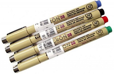 Лінер Sakura PIGMA Micron (0.8), 0,5мм, Чорний,