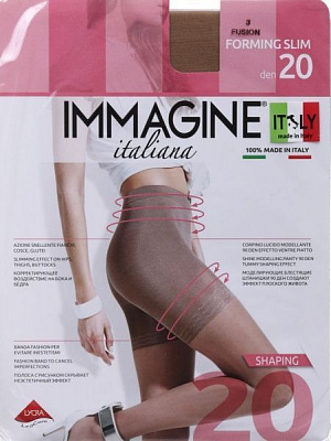 Колготки женские Immagine Forming Slim 20 Den Fusion р. 3 коричневый 1 шт. 