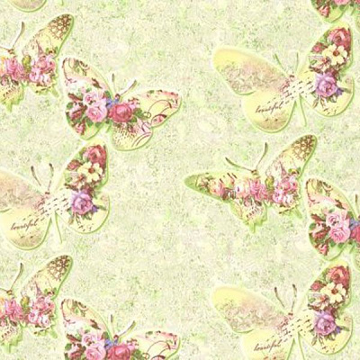 Славянские обои Kolorit В27.4 Бабочки 8086-04 0.53х10.05 м