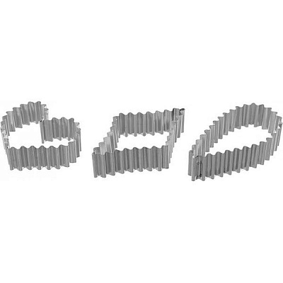 Набор форм для печенья 60x20 мм 7 шт.