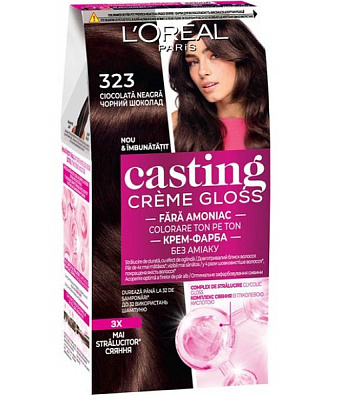 Краска Casting CASTING Creme Gloss №323 черный шоколад 160 мл
