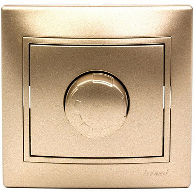 Светорегулятор поворотный Lezard MIRA 10 А 250 В 800Вт IP20 светло-коричневый 701-3131-115