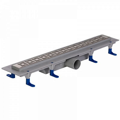 Душевой канал Styron STY-DO-60 решетка 600 мм Домино из нержавеющей стали