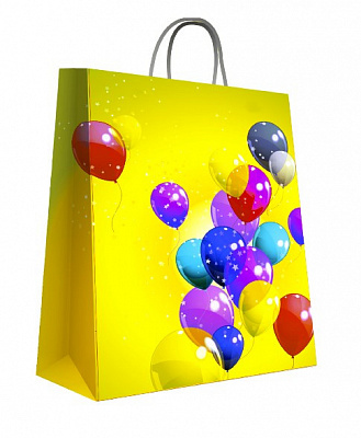 Пакет подарочный 300х400х180 мм Воздушные шары ТМ PPM