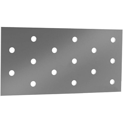 Пластина перфорированная 60x140x2мм 