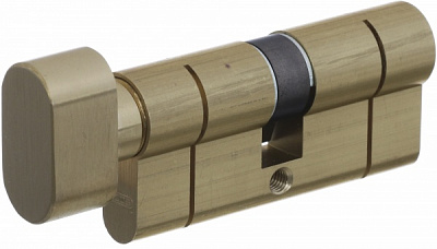 Цилиндр Abus KD6PS 35x35 ключ-вороток 70 мм матовая латунь