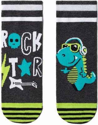 Носки детские Conte-Kids CK Веселые ножки 17С-10СП 462 р.16 темно-серый 