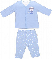 Комплект для новорожденных Blue Seven 473113 белый с голубым р.56 