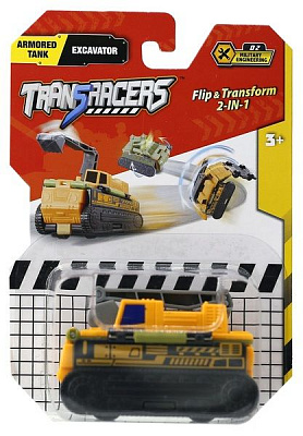 Игрушка-трансформер Transracers 2-в-1 Артиллерийская станция & Экскаватор YW463875C-02