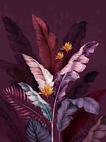 Картина Violet leaves 60x80 см Styler GL-12799 