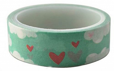 Стрічка паперова самоклейка Небесні таємниці 1.5см * 5м 740576