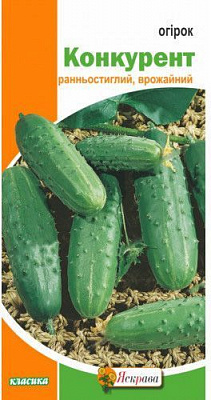 Насіння огірок Конкурент 1г