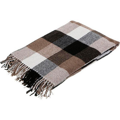 Плед шерстяной Фреска 140x200 см бежевый Вултекс-С 