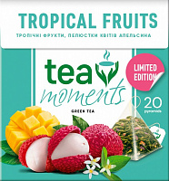Чай Tea Moments Tropical Fruits в пірамідках 20 шт. 34 г 