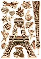 Декоративная наклейка Париж