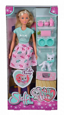 Кукольный набор Simba Штеффи «Любимый котенок»