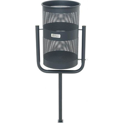 Урна Дельта одноопорна 36 л темно-сірий