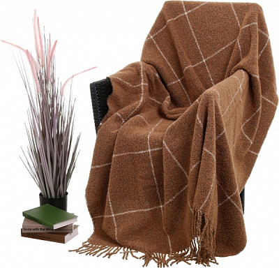 Плед Прованс 140x200 см бежевый Lanavitta 