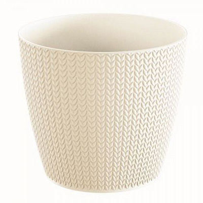 Горщик для квітів Prosperplast WHEATY 260 мм круглий 15,24л кремовий (26385-728)