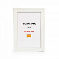 Рамка для фото 1 фото 10x15 см білий матовий 