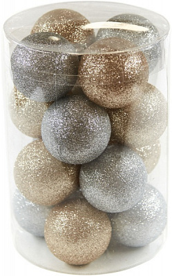 Набор елочных шаров 9507 d215 мм 145 см 16 шт./уп. 