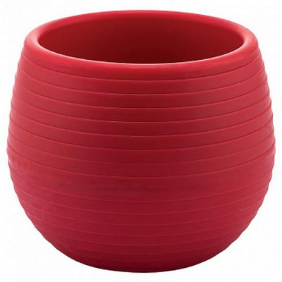 Горшок Serinova COLORFUL №5 круглый 1,3 л красный (ES05-Kirmizi 11474) 