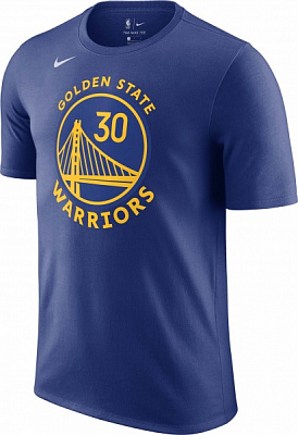 Футболка Nike GSW M NK TEE ES NN CV8520-403 р.M синий
