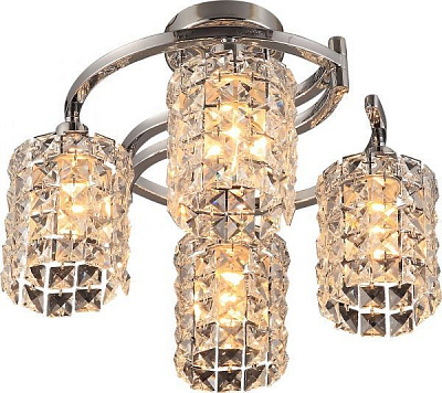 Люстра потолочная Altalusse 4x40 Вт E14 хром INL-1130C-04 Chrome 