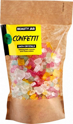 Сіль для ванн Beauty Jar Confetti кристали з літсея кубеба 600 г