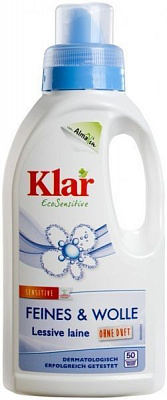 Гель для машинной стирки Klar для вовни і шовку 0,5 л